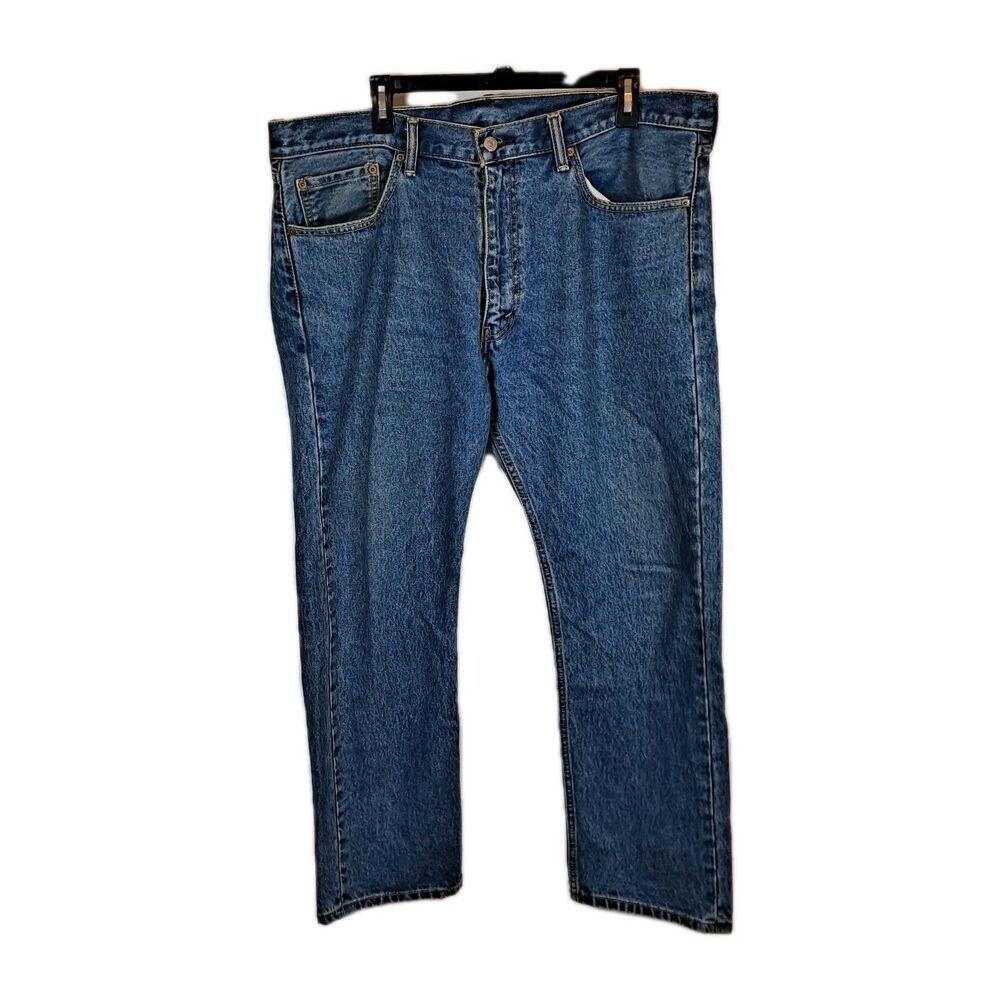 Levi's Men's 505 Jeans Size 38 x 30 Straight Medium Wash 100% Cotton